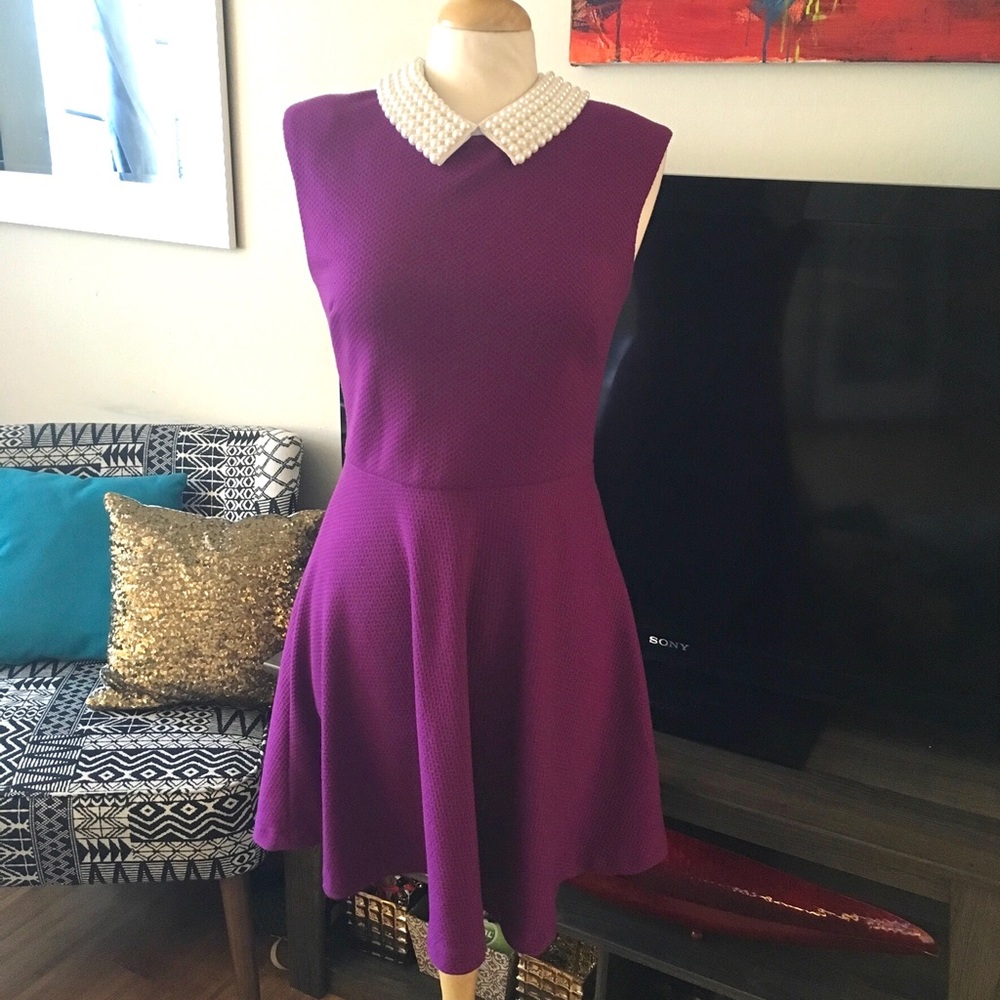 Betsey Johnson Pearl Collar Fit & Flare